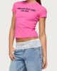 Edikted Edikted Forever That Girl T Shirt Top in Pink, Women's at Urban Outfitters - 4