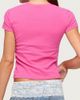 Edikted Edikted Forever That Girl T Shirt Top in Pink, Women's at Urban Outfitters - 5
