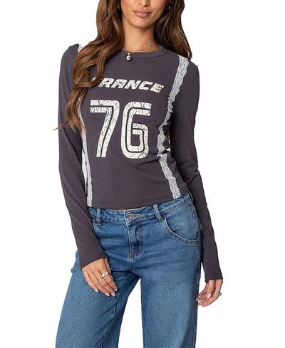Edikted Edikted Frenchy Long Sleeve T-Shirt