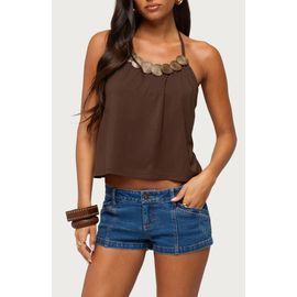 EDIKTED EDIKTED Gale Disc Halter Top