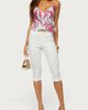 Edikted Edikted Galie Abstract Printed Wrap Top in Mix, Women's at Urban Outfitters - 2