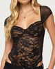 Edikted Edikted Gasha Lace Cupped Bodysuit in Black, Women's at Urban Outfitters - 1
