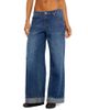 Edikted Edikted Gatz Cuffed Low Rise Wide Leg Jeans - 1