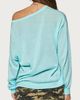 Edikted Edikted Geara Knit Long Sleeve Top in Aqua, Women's at Urban Outfitters - 5