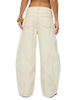 Edikted Edikted Gili Contrast Stitch Low Rise Barrel Jeans - 3