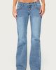 Edikted Edikted Girla Low Rise Wide Leg Jeans in Blue/Washed, Women's at Urban Outfitters - 1