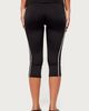 Edikted Edikted Halleigh Stripey Foldover Capri Pants in Black, Women's at Urban Outfitters - 5
