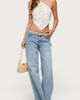 Edikted Edikted Handkerchief Backless Lace Halter Top in White, Women's at Urban Outfitters - 2