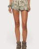 Edikted Edikted Harlie Camo French Terry Shorts in Mix, Women's at Urban Outfitters - 1