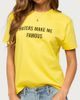 Edikted Edikted Haters Make Me Famous T Shirt Top in Yellow, Women's at Urban Outfitters - 1
