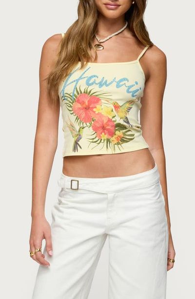 EDIKTED EDIKTED Hawaii Babe Crop Camisole