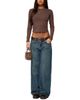 Edikted Edikted Heartly Low Rise Baggy Jeans - 5