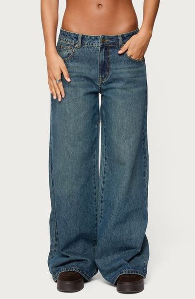 EDIKTED EDIKTED Heartly Low Rise Wide Leg Jeans