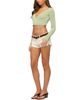 Edikted Edikted Hyla Button Cropped Knit Wrap Top - 3