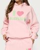 Edikted Edikted I Heart Matcha Hoodie in Light/Pink, Women's at Urban Outfitters - 1