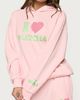 Edikted Edikted I Heart Matcha Hoodie in Light/Pink, Women's at Urban Outfitters - 3