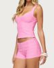 Edikted Edikted Ianthe Knit Bandage Top in Pink, Women's at Urban Outfitters - 4