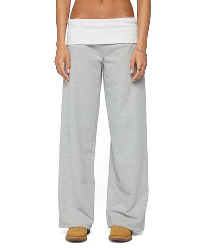 Edikted Edikted Idha Contrast Foldover Baggy Sweatpants