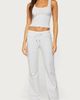 Edikted Edikted Ilene Terry Sweatpants in Light/Gray/Melange, Women's at Urban Outfitters - 2