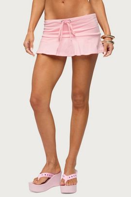 Edikted Edikted In Your Dreams Peplum Skort in Light/Pink, Women's at Urban Outfitters