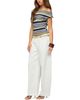 Edikted Edikted Irenea Striped Knit Off Shoulder Top - 4