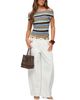 Edikted Edikted Irenea Striped Knit Off Shoulder Top - 5