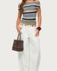 Edikted Edikted Irenea Striped Knit Off Shoulder Top, Women's at Urban Outfitters - 2