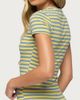 Edikted Edikted Isara Striped T Shirt Top in Blue/And/Yellow, Women's at Urban Outfitters - 5