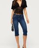 Edikted Edikted Jaeda Lacey Flutter Plunging Top in Black, Women's at Urban Outfitters - 2