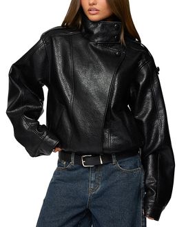 Edikted Edikted Jaicee High Neck Oversized Jacket