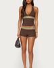 EDIKTED EDIKTED Jasia Sequin Waist Micro Shorts - 5