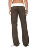 Edikted Edikted Jolee Contrast Ribbed Foldover Cargo Pants - 2