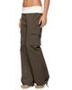 Edikted Edikted Jolee Contrast Ribbed Foldover Cargo Pants - 4