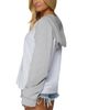 Edikted Edikted Jozie Contrast Raglan French Terry Hoodie - 2