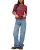 Edikted Edikted Juju Distressed Low Rise Baggy Jeans - 3