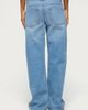 Edikted Edikted Juju Distressed Low Rise Baggy Jeans in Blue/Washed, Women's at Urban Outfitters - 5