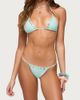 Edikted Edikted Junie Mixed Button Bikini Bottom in Aqua, Women's at Urban Outfitters - 2