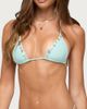 Edikted Edikted Junie Mixed Button Bikini Top in Aqua, Women's at Urban Outfitters - 1