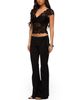 Edikted Edikted Junipar Waist Tie Flared Pants - 3