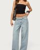 Edikted Edikted Kelcy Shredded Built In Bra Top in Black, Women's at Urban Outfitters - 2