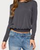 EDIKTED EDIKTED Kinslee Backless Long Sleeve T-Shirt - 1