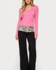 EDIKTED EDIKTED Kylee Zebra Foldover Wide Leg Pants - 5