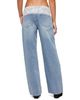 Edikted Edikted Lacey Foldover Low Rise Baggy Jeans - 2