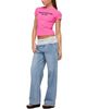 Edikted Edikted Lacey Foldover Low Rise Baggy Jeans - 3