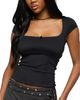 Edikted Edikted Laiah Square Neck Top - 4