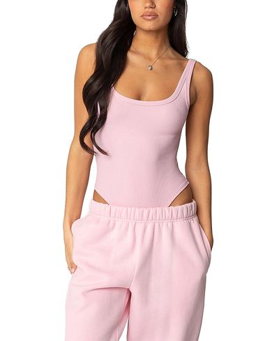 Edikted Edikted Lakely Ribbed Bodysuit
