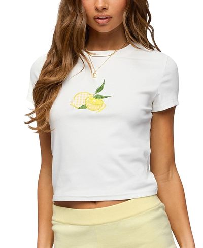 Edikted Edikted Lemon Patch T-Shirt