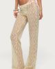 Edikted Edikted Liliette Sheer Textured Pants in Yellow, Women's at Urban Outfitters - 3