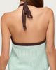 Edikted Edikted Loli Ring Contrast Knit Halter Top in Aqua, Women's at Urban Outfitters - 5