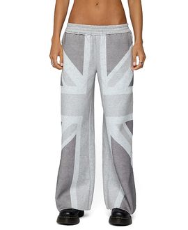Edikted Edikted London Rush Wide Leg Sweatpants